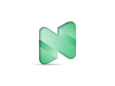Logo design letter N 3d app design designinspiration figma logo logodesign practice tool uiux