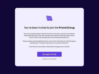 Pending Invitation dailyui desktop email invitation invite join pending ui uidesign