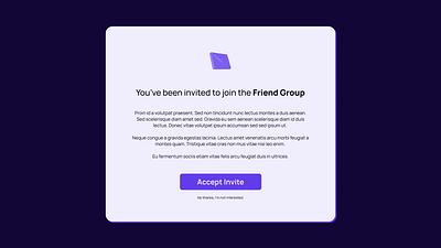 Pending Invitation dailyui desktop email invitation invite join pending ui uidesign