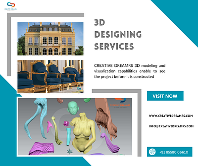 Wide-range of 3D designing at Mohali- CREATIVE DREAMRS 3d 3d des 3d modeling 3d rendering art design designing modeling visualization