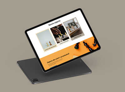 Chess school ui ux website