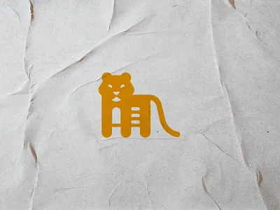 Logo for children's playground animal childrens playground graphic design illustration kid kids logo logo for sale logotype tiger