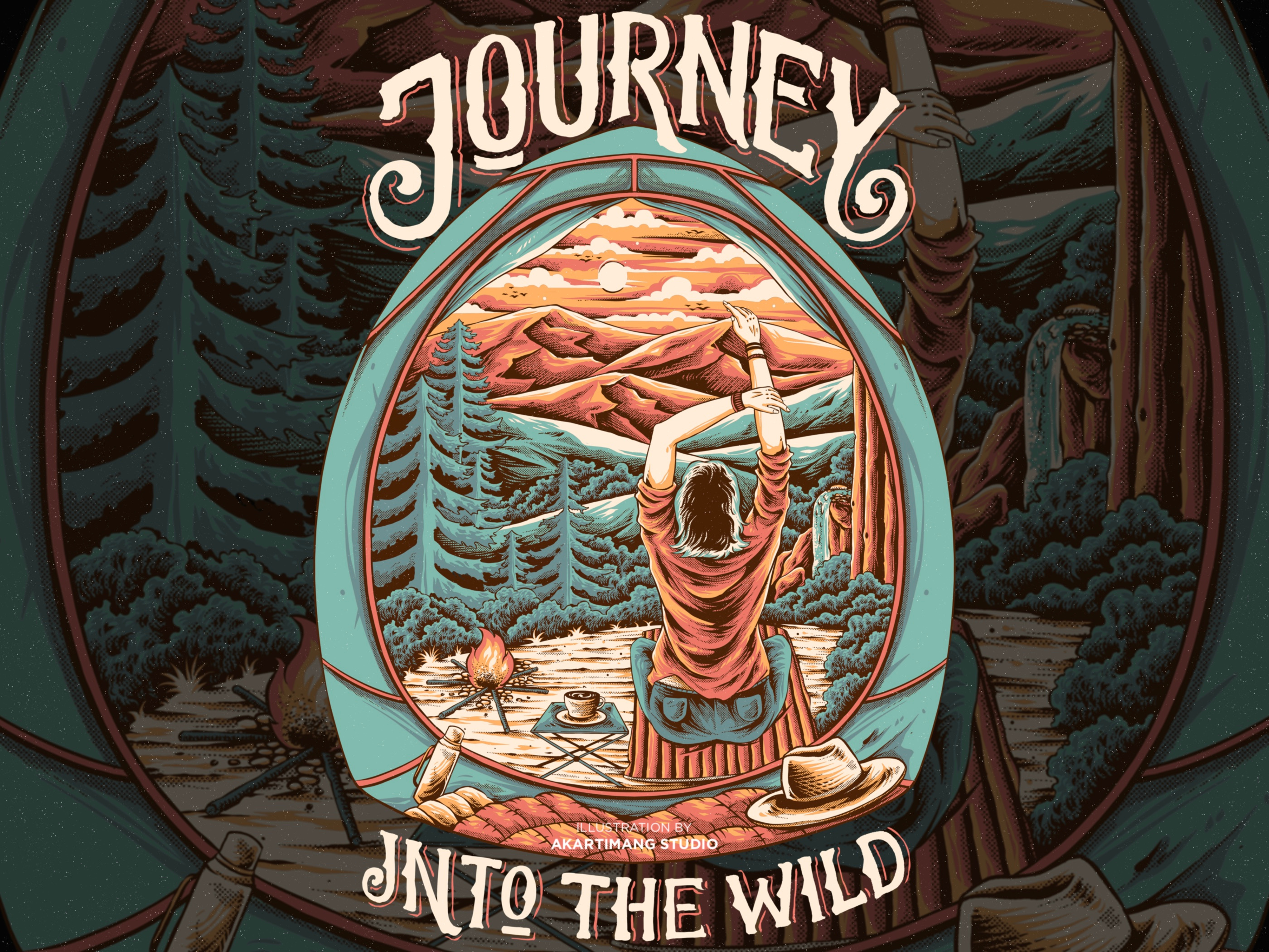 Example of Custom Illustration & Merchandise