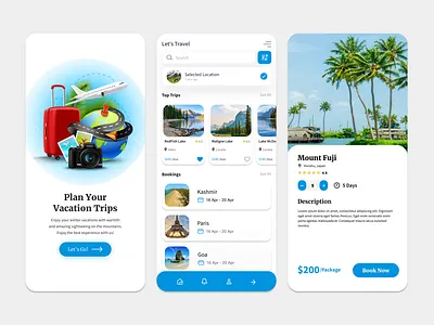Travel App app appdesign applicatin applucation art artwork branding design graphic design travel ui