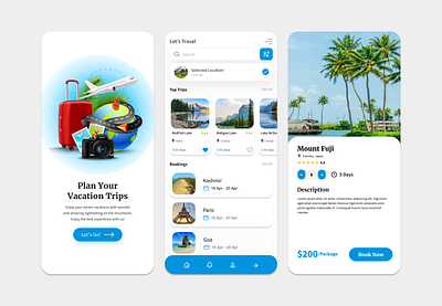 Travel App app appdesign applicatin applucation art artwork branding design graphic design travel ui