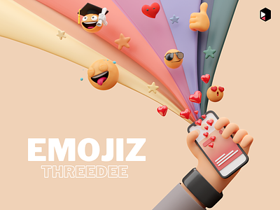 3D emojis 3d 3d kit 3d pack b3d blender blender3d branding cartoon cute cycles design designer emoticon illustration illustrations library render resources stylized ui kit