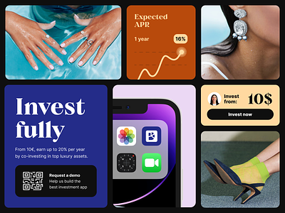 Get Diversified - Art Direction app art direction brand branding colors design design system finance fintech font identity invest investment jewellery luxury objects photography product webdesign website