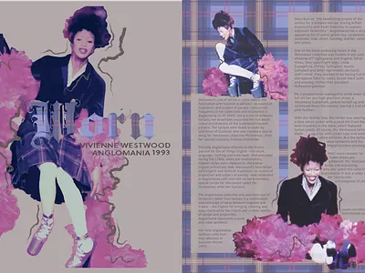 Magazine Spread design fashion graphic design illustration indesign layout magazine spread typography vector