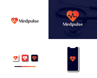 Medpulse adobe illustrator app icon applogo branding creativelogo graphic design healthcare illustration logo logo design logodesinger minimal logo minimalistic modern logo symbol vector