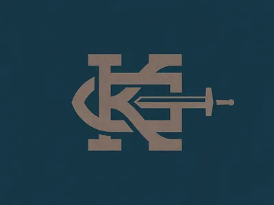 KG Knight Monogram g k knight logo monogram