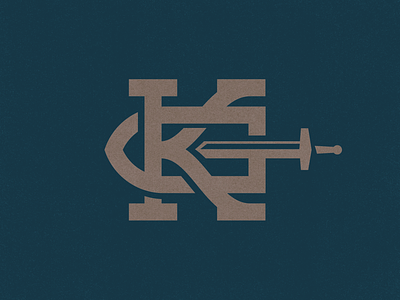 KG Knight Monogram g k knight logo monogram