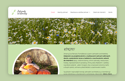 Website for a landscaping designer branding marketing playbook web design wordpress development