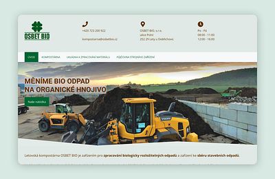 Website for an environmental services company web design wordpress development