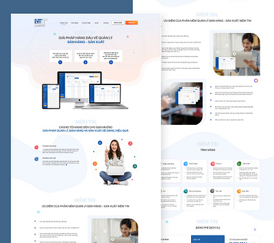 Dự án website giới thiệu phần mềm bán hàng Niềm Tin