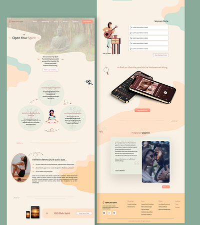 Yoga - landing page design figma graphic design ui ux