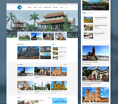 Dự án website trung tâm thông tin du lịch Nam Định