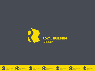 Royal Building Group architecture branding building construction creative design illustration logo royal simple symbol vector