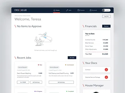 Del Mar Visual Strategy animated illustrations animation brand awareness branding creative vision digital experience elegant stroke message confirmation motion graphics naval themes stroke animation ui user engagement vacation rentals visual strategy