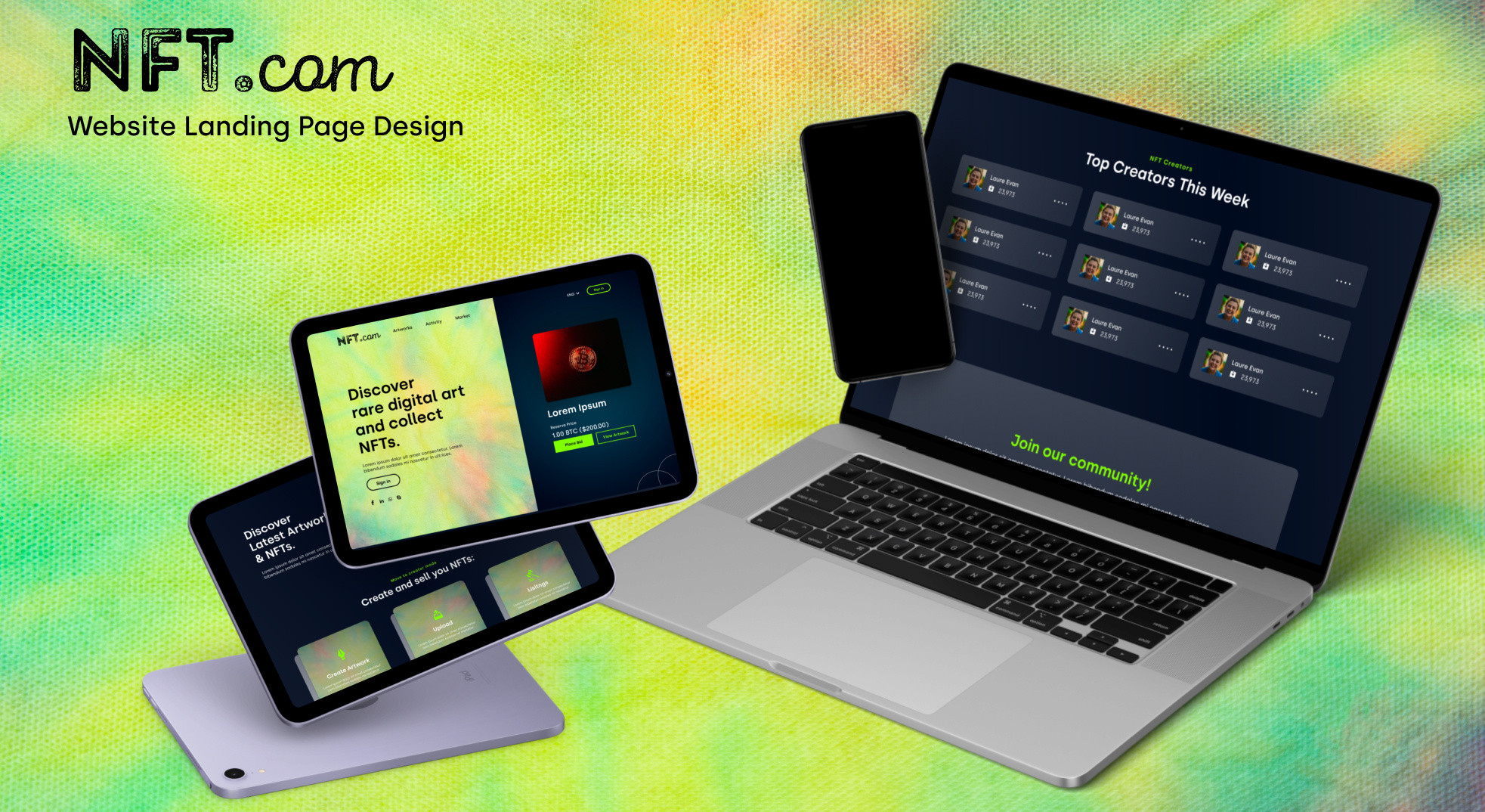 NFT.com Landing Page Website Design landingpage landingpagedesign nft nft.com nftartwork nftlandingpage nftweb nftwebdesign nftwebsite ui uiesign uiux webdeeisgn websitedesign