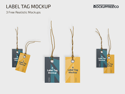 Free Label Tag Mockup apparel free freebie label labeltag mock up mockup mockups photoshop psd tag template templates