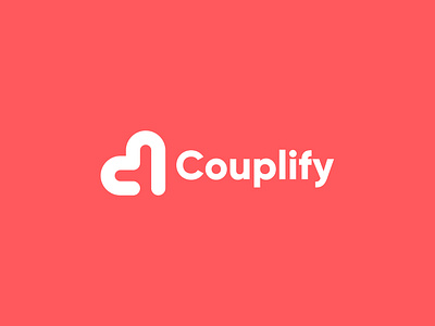 Couplify app icon brand branding c letter creative dating app dating logo datings heart lettering logo design love modern modern logo simple logo