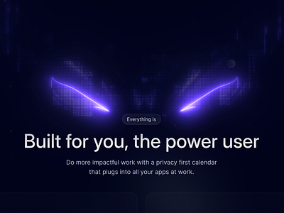 Built for you, the power user ✨ animation dark dark landing page dashboard grid landing landing page landing page design landing page ui motion graphics power user saas ui villain