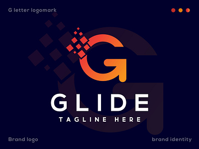 Concept : Glide - Logo Design (Unused) brand identity tech logo technology