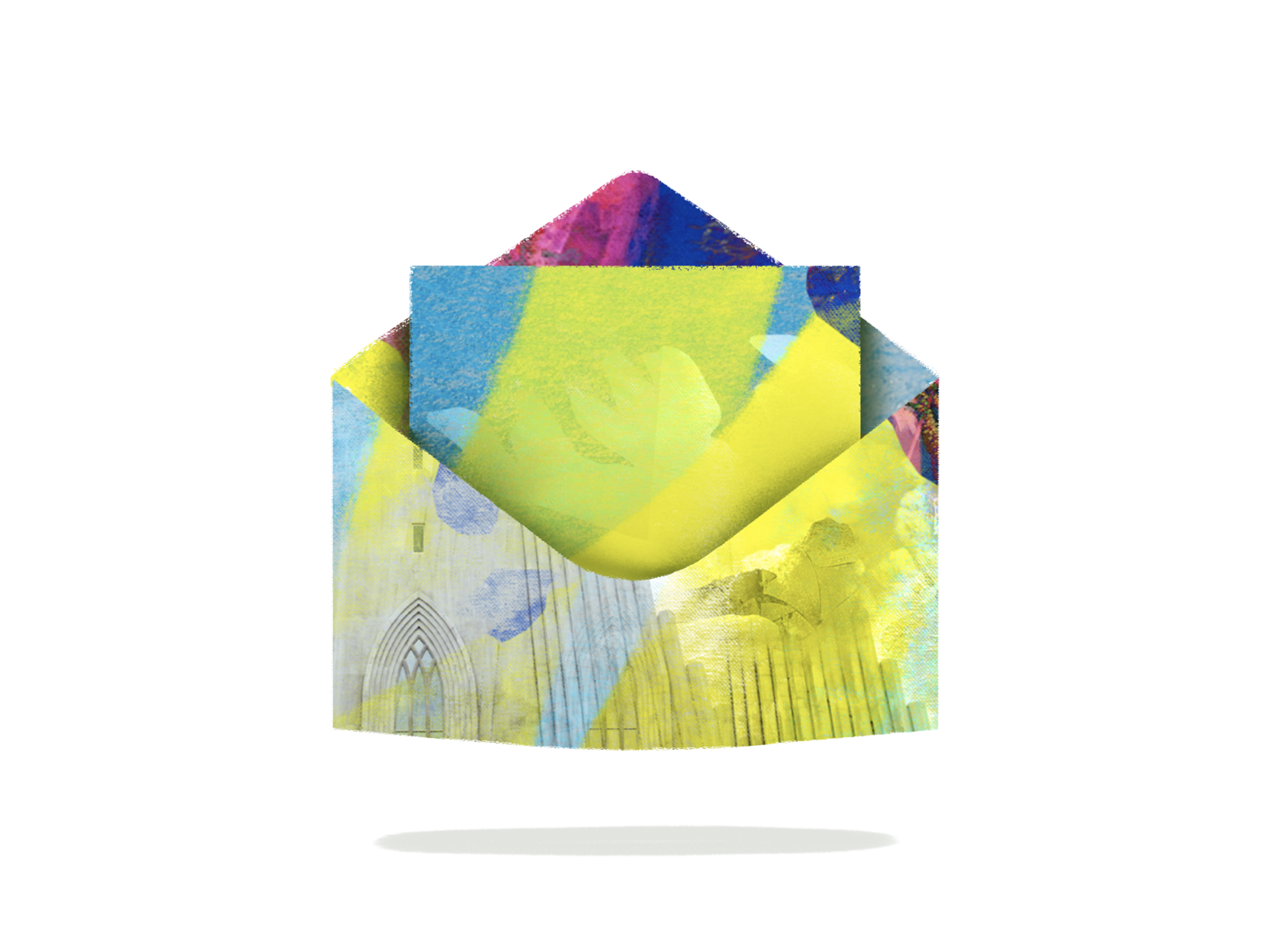 You've got mail 3d character design email envelope icon illustration