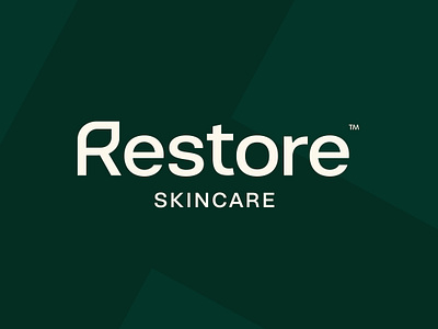 Restore Skincare logo design brand design brand identity brand identity design branding design graphic design health identity design leaf logo logo design logo designer logomark logotype minimal modern simple skincare typography wellness