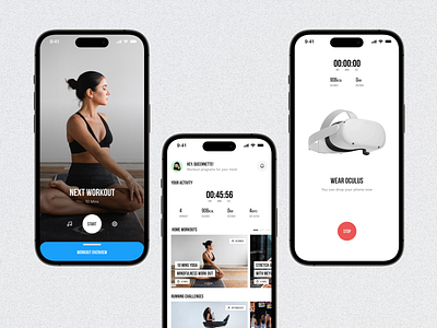 Fitness Assistant (Mobile View) ar dashboard design fitness fitnessapp ui uidesign