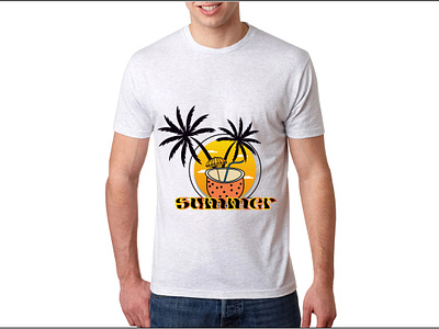 summer t-shirt design 3d animation app branding design email emailsignachur illustration logo motion graphics summer t shirth design t shirt ui