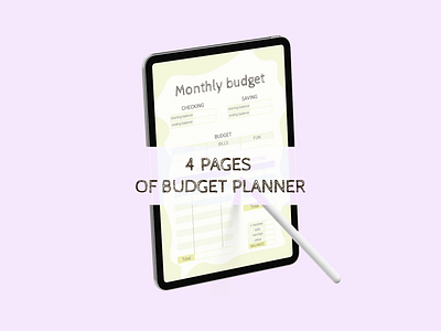 Budget planner budget planner design finantial advisor graphic design illustration illustrator monthly planner planner planner for financial advisor weekly planner