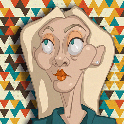 Portrait of woman characterdesign design digitalart digitaldrawing digitalpainting flatillustration illustration