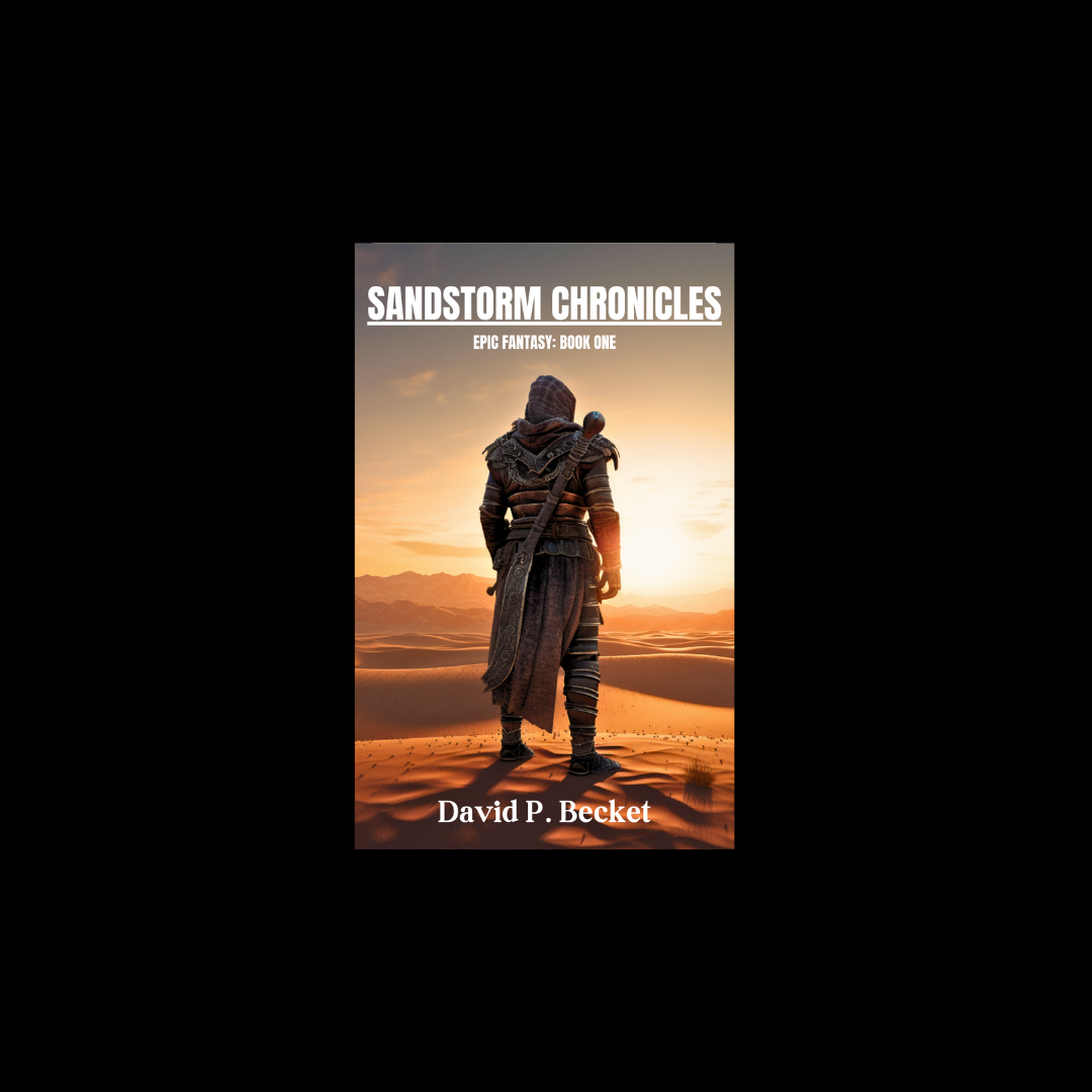 Book Cover Design - Sandstorm Chronicles book cover design fantasy fiction typography