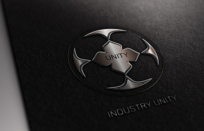Industry Unity Logo Design photoshop