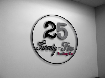 25 twenty Five Trading Co. Logo Design photoshop