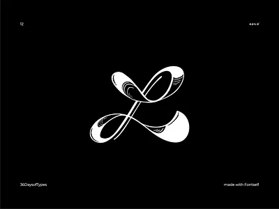 L - 36DaysOfType 36daysoftype l calligraphy calligraphy artist font font design fontmaker l lettering typedesign