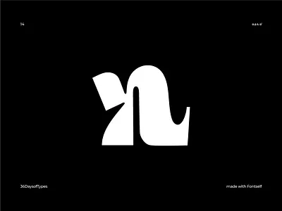 N - 36DaysOfType 36daysoftype n calligraphy calligraphy artist design font font design fontmaker lettering n n inspiration typedesign