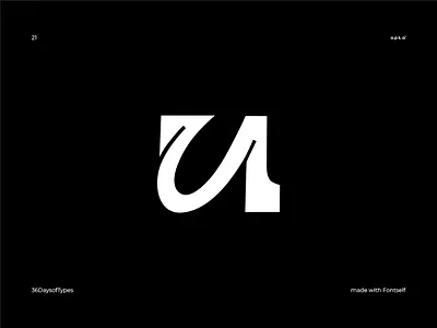 U - 36DaysOfType 36daysoftype u calligraphy calligraphy artist design font font design fontmaker lettering typedesign u u inspiration