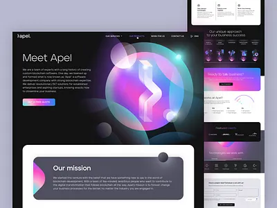 Apel 3d application design blockchain branding design graphic design icon icons illustration landing landing page logo technology ui ui ux ux vector web web design web site
