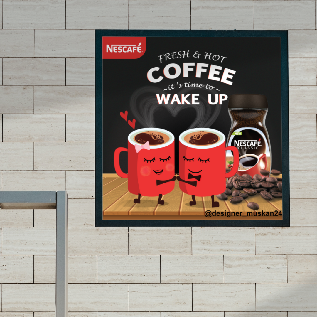 Nescafe Advertisement Poster branding creative design designer graphic design graphic designer illustration inspiration nescafe poster posterdesign posterdesigner trending typography vector visual design