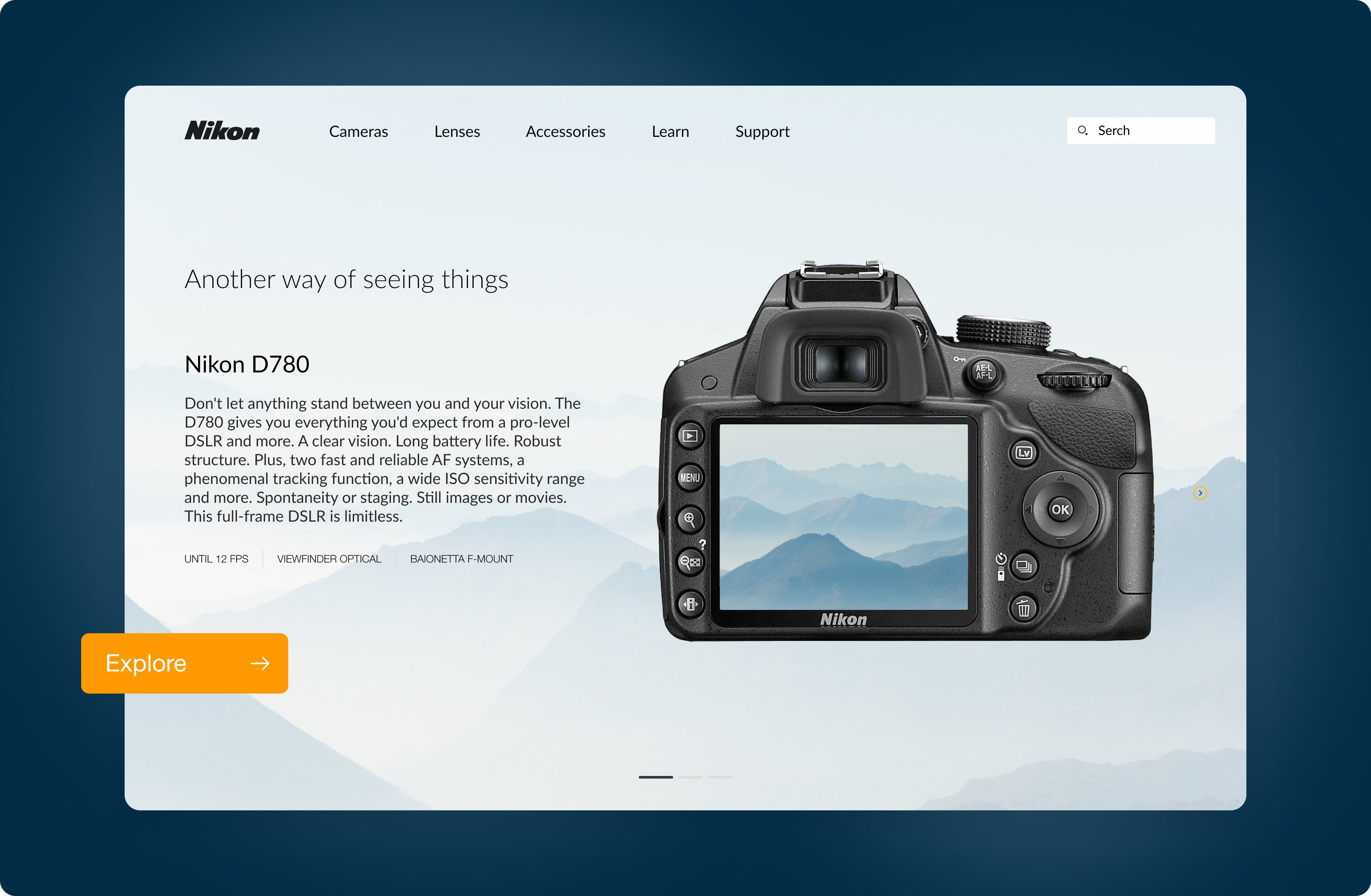 Example of Web site