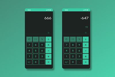 DAILYUI :: 004 :: CALCULATOR app brutalism calculator dailyui design graphic design ui