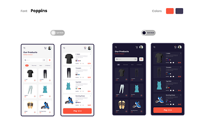 online shop application app branding design graphic design logo ui ux vector web