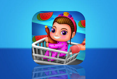 Baby Shopping - Mobile Game Icons design graphic design icon illustration logo ui vector