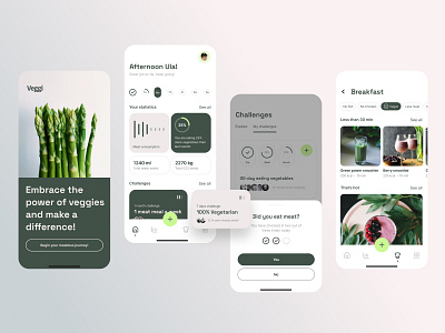 Sustainable eating app concept app appdesign concept design ui ux