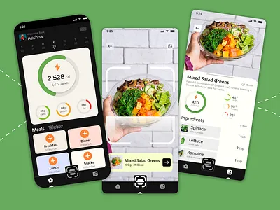 Nutri Cal - Unlocking the power of nutrition through calories app branding calories calories tracker challenge design food food scanner nutrients nutrition ui ui challenge ux