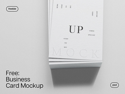 Minimalist Business Card Mockup business card clean design download free freebie identity minimal mockup pixelbuddha psd visiting visual