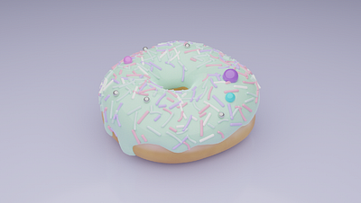 3D Donut 3d blender donut