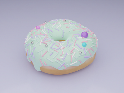 3D Donut 3d blender donut